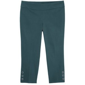 Meera Lane Ankle Pants with Grommet Detail